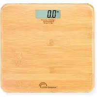 Little Balance Badezimmerwaage – – 8745 – USB-reparierbar – 150 kg / 100 g – My Bamboo