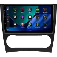 AWESAFE Android Autoradio 9 Zoll 128GB für Mercedes C-Klasse W203 Facelift (2004–2007) mit CarPlay & Android Auto Navigation & Bluetooth