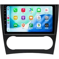 AWESAFE Android Autoradio 9 Zoll 64GB für Mercedes C-Klasse W203 Facelift (2004–2007) mit CarPlay & Android Auto Navigation & Bluetooth