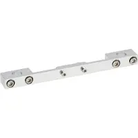 AKF Fahrzeugteile GmbH Kennzeichenhalterung für Gepäckträger, Silber - für Simson S50, S51, S70