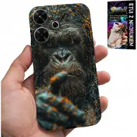 Inny producent Hülle für Xiaomi Redmi 13 4G - Affe, kleines Affenkind, Gorilla, Tiere + Schutzglas