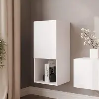 Idohome Hängeschrank Unterschrank-Säule ANGEL LINE Weiß Matt