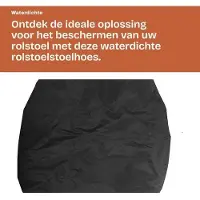 OEM Nylon-Rolstoelhoes für elektrische Rollstühle - Wasserfest - Robust - Nylon - Elastische Befestigung - Wetterfest - 90 x