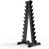 PH Fitness Kurzhantel-Turmrack für 10 Paar im A-Frame-Design – kompakt und rutschfest, ideal für Home Gym