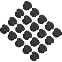 OEM Schlauchdichter - Klickkupplung - Bequeme Anbringung - Durchmesser 85 mm - Schwarzes Design - Gartenschlauchverschluss