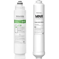 Waterdrop 1 WD-G3-N3CB Filter und 1 WD-MNR35 Remineralisation Inline-Wasserfilter