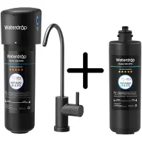 Waterdrop 10UB-B Untertisch Wasserfiltersystem, mit 1 WD-RF10 Ersatz-Wasserfilter