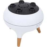 Lixada Dynamischer Aromatherapie-Diffuser in Form einer Quallenlampe, 250 ml, Tisch-Luftbefeuchter mit 7 Farbwechsel-LEDs, Ätherik-Diffuser mit Musiksynchronisation, mit zwei Vernebelungsmodi