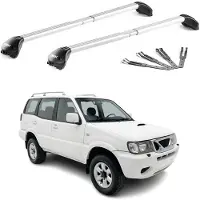 Aurilis Dachträger Grundtäger für Nissan Terrano II R20 1993-2005 100kg Alu Grau 2x