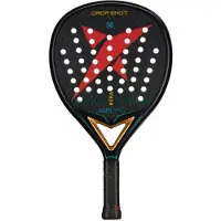 Drop Shot Padelschläger Bora aus Kohlefaser mit 38 mm Profil, Hybrid Form und Rauglanz Oberfläche