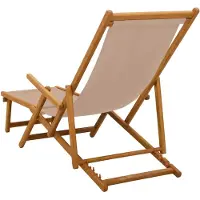 vidaXL Klappbare Sonnenliege 2 stk. 3 Position Taupe
