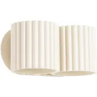 Sollux Wandleuchte AURA 2 beige G9 2xG9 8W Aluminium 10x12x21cm Lighting
