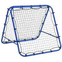 BellaFurn Rebounder-Netz für Fußballtraining | Farbe: Blau | Abmessungen: 100x95x90 cm