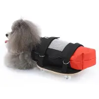 OEM Hauskatrolstuhl für Hunde - Stille Räder - Hundeanhängertasche - Oxford-Stoff - für 2-3,5 kg - schützt Gliedmaßen - Hunde-Rollstuhl