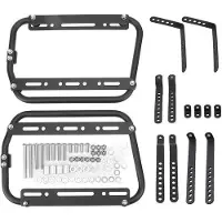 OEM Motorrad-Bagagerek aus Aluminiumlegering - Installations-Set - für Motorräder - Hoch tragfähig - Seitenständer