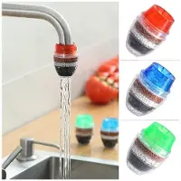 OEM PVC-Wasserfilter mit 5-Schichten Aktivkohle - Geeignet für runde Wasserhähne - Einfache Installation - PVC-Material