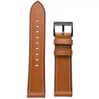 StarTech.com Lederarmband für Smartwatch - Forerunner 55/158/165 - 20 mm - Metallschließe - Braun