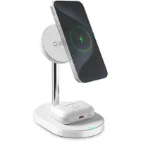SBS Vertikales 35W Qi2.2 Wireless-Ladestation-Kit mit USB-C Power Delivery Ladegerät und 1,5 m Kabel