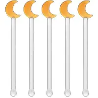 OEM Handgefertigte Glasrohrstäbchen - 12 cm lang - Ideal für Heim und Büro - Bar- und Getränkezubehör - Handgefertigt - Glas