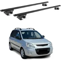 Aurilis Dachträger Grundtäger für Hyundai Matrix 2001-2010 90kg Aluminium Schwarz