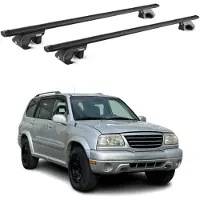 Aurilis Dachträger Grundtäger für Suzuki Grand Vitara I 1998-2005 90kg Alu Schwarz