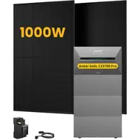 Anker SOLIX Solarbank 3 E2700 Pro, mit 2 x 500W Bifaziale Solarmodule, by Powerness - 10.8kWh / 1 x Smart Meter / Powerness Express (Lieferzeit: 5-14 Werktage)