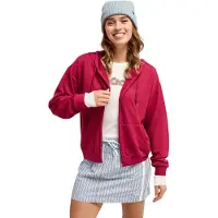Roxy Sweatshirt "Surfing By Daylight", Damen, Gr. XS, rot (beet rot), Obermaterial: 68% Viskose, 29% Polyester, 3% Elasthan., Sweatshirts Sweatshirt