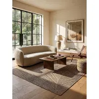 KADIMA DESIGN Flachgewebe-Teppich Pflegeleicht Natur 120x170 cm - CORDEV Kadima