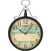 AMS W9532 Küchenuhr mit Metallgehäuse und arabischen Ziffern