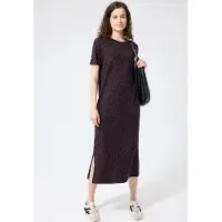 Street One Studio Maxikleid Ohne Taschen mit Rundhalsausschnitt