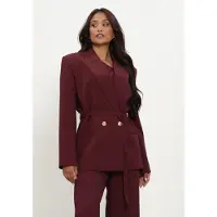 Josh V Damen Blazers Dee Blazer - Bordeaux - Größe XL