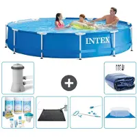 Intex Frame Pool Rund - 366x76 cm - 7-teilig S20438