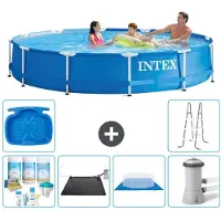 Intex Frame Pool Rund - 366x76 cm - 7-teilig S21010
