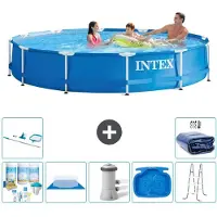 Intex Frame Pool Rund - 366x76 cm - 8-teilig S20445