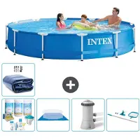 Intex Frame Pool Rund - 366x76 cm - 6-teilig S20441