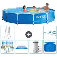 Intex Frame Pool Rund - 366x76 cm - 7-teilig S21011