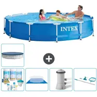 Intex Frame Pool Rund - 366x76 cm - 6-teilig S20431