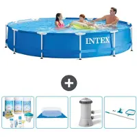 Intex Frame Pool Rund - 366x76 cm - 5-teilig S21007