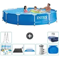 Intex Frame Pool Rund - 366x76 cm - 8-teilig S20444