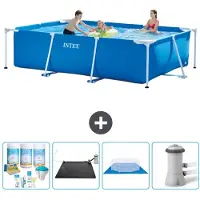 Intex Rechteckiger Frame Pool - 300x200x75 cm - 5-teilig S20836