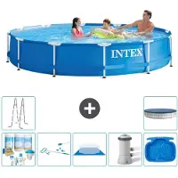 Intex Frame Pool Rund - 366x76 cm - 8-teilig S20436