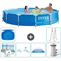 Intex Frame Pool Rund - 366x76 cm - 7-teilig S21012
