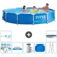 Intex Frame Pool Rund - 366x76 cm - 8-teilig S20435
