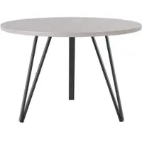 Idohome - RIO Runder Couchtisch Ø 67 cm, Farbe: Schwarz/Kaschmir