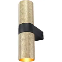 Artdelight Wandfleckstruktur Grana Mattes Gold mit Schwarz