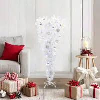Prolenta Maison Exclusive - Künstlicher Weihnachtsbaum Weiß 120 cm PVC und Stahl