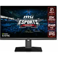 MSI Optix MAG274QRX, 68,6 cm (27"), 2560 x 1440 Pixel, Wide Quad HD, 1 ms, Schwarz
