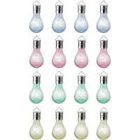 Kaemingk Solar Birne plastik 4 Farben Ø8cm H.14cm warm/weiß 16 Stück