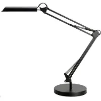Unilux LED Schreibtischleuchte Swingo 11W 700lm 3000K dimmbar in Schwarz
