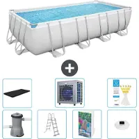 Bestway Power Steel Rechteckig - 488x244x122 cm - 6-teilig S523